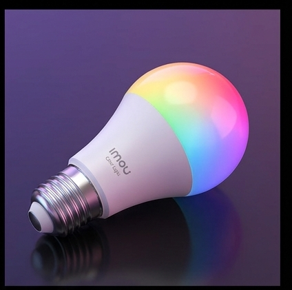 IMOU B5 CL1B-5-E27 żarówka smart LED Wi-Fi 9W 806lm E27 16 mln kolorów Alexa Google Home — ujęcie 3