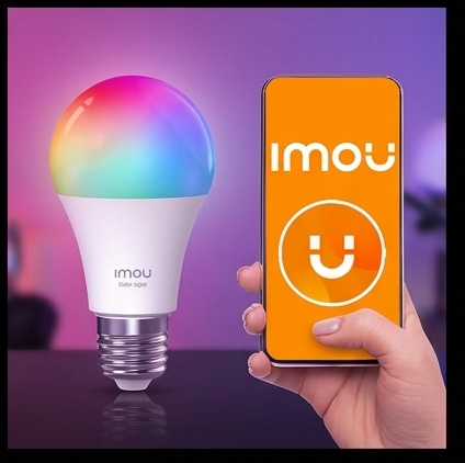 IMOU B5 CL1B-5-E27 żarówka smart LED Wi-Fi 9W 806lm E27 16 mln kolorów Alexa Google Home — ujęcie 7