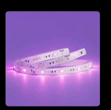 Aqara LED Strip T1 2m RLS-K01D Zigbee RGBIC 600lm IP44 HomeKit Alexa Google Matter — ujęcie 3