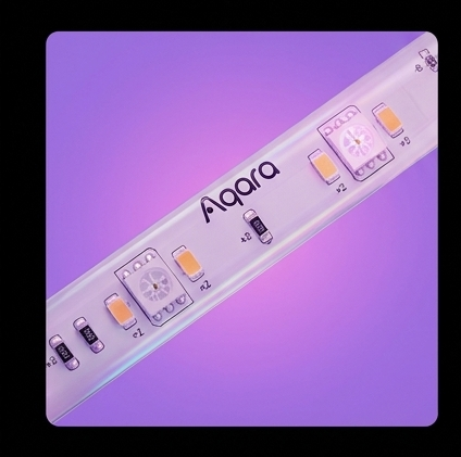 Aqara LED Strip T1 2m RLS-K01D Zigbee RGBIC 600lm IP44 HomeKit Alexa Google Matter — ujęcie 4