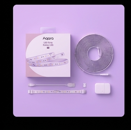 Aqara LED Strip T1 2m RLS-K01D Zigbee RGBIC 600lm IP44 HomeKit Alexa Google Matter — ujęcie 6