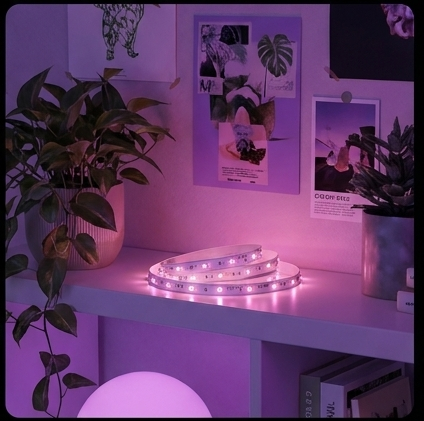 Aqara LED Strip T1 przedłużenie 1m RLSE-K01D, RGBIC Zigbee 3.0 Matter IP44 do 10m — ujęcie 5