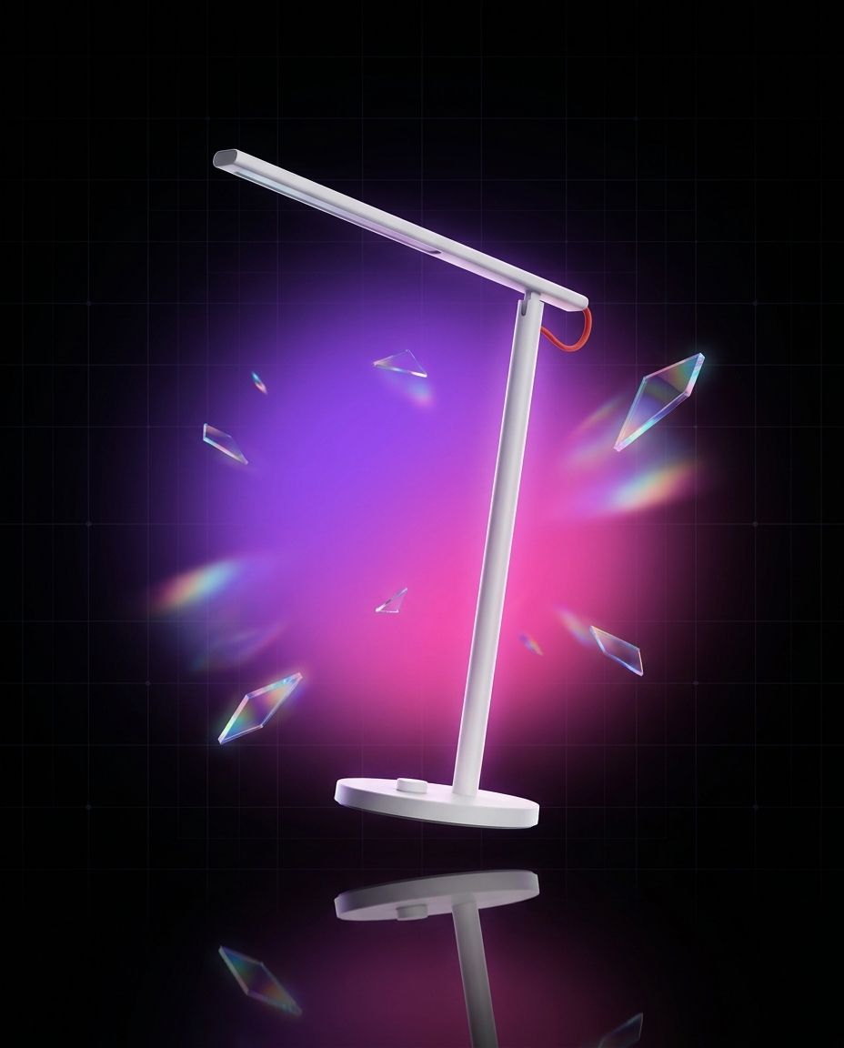 Xiaomi Mi Smart LED Desk Lamp 1S, lampka biurkowa Wi-Fi, 520 lm, Ra90, 4 tryby, Apple HomeKit — ujęcie 1