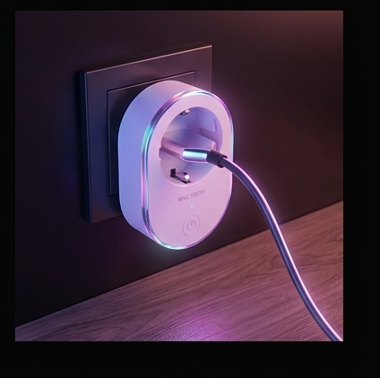 Xiaomi Smart Plug 2 Wi-Fi gniazdko inteligentne ZNCZ302KK zdalne sterowanie pomiar energii 3680W — ujęcie 7