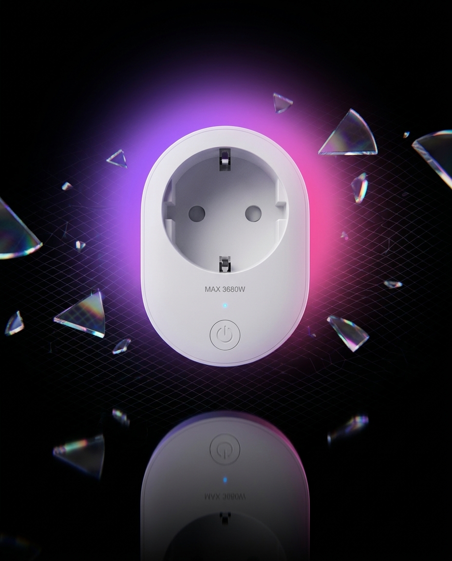 Xiaomi Smart Plug 2 Wi-Fi gniazdko inteligentne ZNCZ302KK zdalne sterowanie pomiar energii 3680W — ujęcie 1
