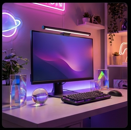 Xiaomi Mi Computer Monitor Light Bar BHR4838GL, lampka LED na monitor 270 lm, 2700-6500 K, pilot 2,4 GHz — ujęcie 5