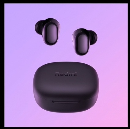 Xiaomi Redmi Buds 6 Play czarne, słuchawki TWS Bluetooth 5.4, 36h, IPX4, AI redukcja szumów — ujęcie 2