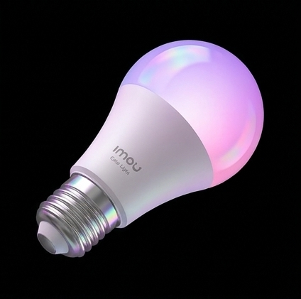 Imou CL2B żarówka smart LED RGBW E27 9W Wi-Fi Matter 806lm 16 mln kolorów sterowanie głosowe — ujęcie 3