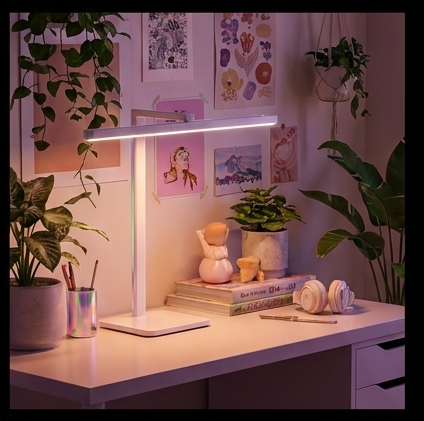 Xiaomi LED Desk Lamp 2 MJTD06YL, lampka biurkowa LED 60 cm, 1200 lm, 2700-5100K, sterowanie dotykiem i głosem — ujęcie 5