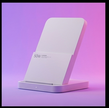Xiaomi 50W Wireless Charging Stand Pro MDY-14-EN, podstawka indukcyjna z wentylatorem, Qi, iPhone, Samsung — ujęcie 3