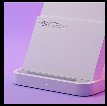 Xiaomi 50W Wireless Charging Stand Pro MDY-14-EN, podstawka indukcyjna z wentylatorem, Qi, iPhone, Samsung — ujęcie 4