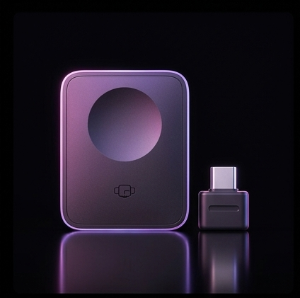 Baseus MagPro ładowarka magnetyczna do Apple Watch 2,5 W USB-C czarna, kompaktowa, podróżna — ujęcie 2