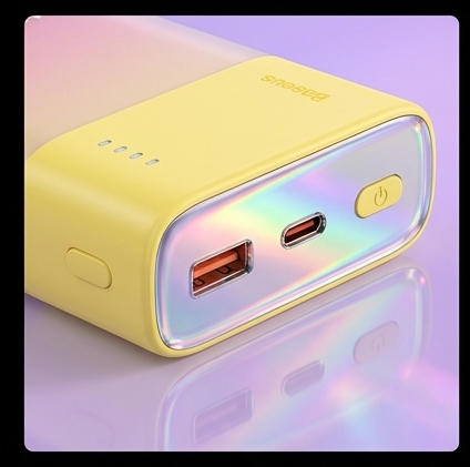 Baseus Popsicle powerbank 5200mAh 20W wbudowany kabel Lightning, szybkie ładowanie iPhone — ujęcie 4