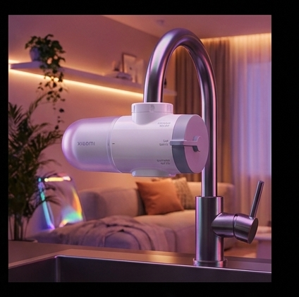 Xiaomi Faucet Water Purifier filtr nakranowy 5-stopniowy z węglem kokosowym i ceramiką okrzemkową — ujęcie 5