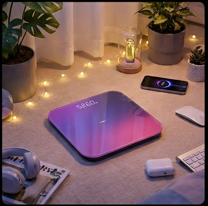 Xiaomi Smart Scale S200 Dark Grey, waga smart Bluetooth 5.4, 4 wskaźniki zdrowia, 36 profili, do 150 kg — ujęcie 5