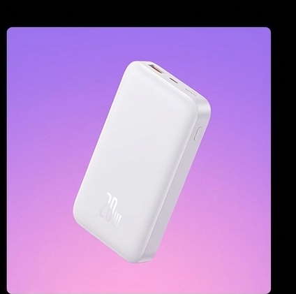 Baseus Magnetic Mini Air PPCXM06A powerbank MagSafe 6000mAh 15W wireless + PD 20W USB-C z kablem — ujęcie 3