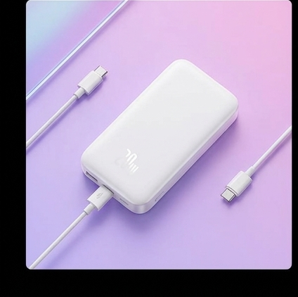 Baseus Magnetic Mini Air PPCXM06A powerbank MagSafe 6000mAh 15W wireless + PD 20W USB-C z kablem — ujęcie 6