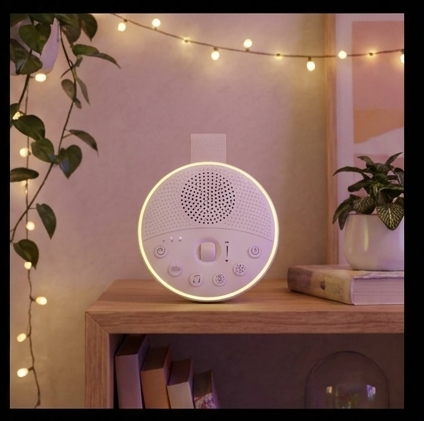 Newell LunaWhisper lampka nocna LED z białym szumem, 21 dźwięków, timer, akumulator, USB-C — ujęcie 5