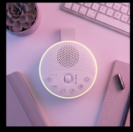Newell LunaWhisper lampka nocna LED z białym szumem, 21 dźwięków, timer, akumulator, USB-C — ujęcie 6