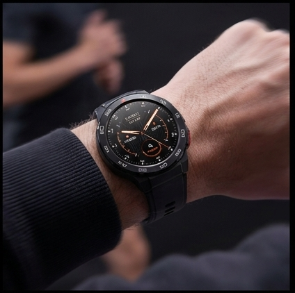 Mibro GS Pro smartwatch czarny GPS AMOLED 1.43 cala 5ATM BT rozmowy 105 trybów sportowych — ujęcie 7