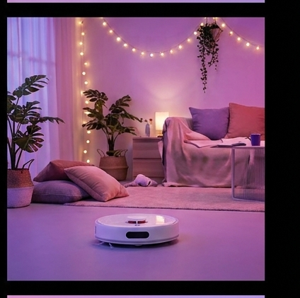 Xiaomi Robot Vacuum H40, robot sprzątający 2w1 z mopem, 10000 Pa, stacja auto-opróżniająca 4L, LDS, 180 min — ujęcie 5