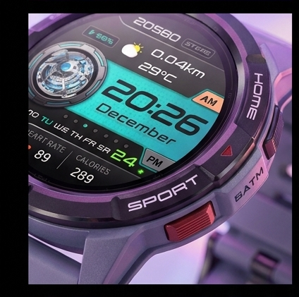 Mibro GS Active szary smartwatch GPS AMOLED 1000 nit 150 trybów sportowych 5ATM 20 dni baterii — ujęcie 4