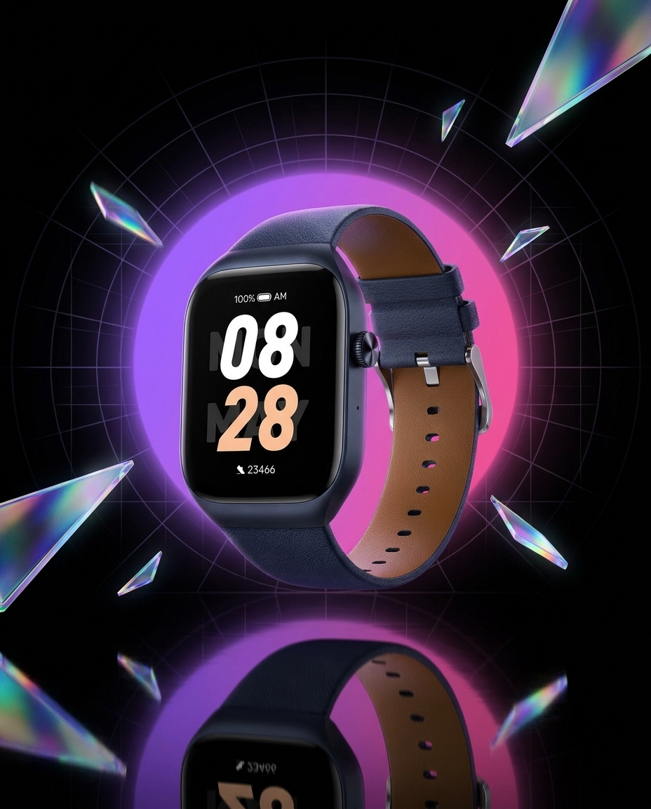 Mibro T2 Deep Blue smartwatch AMOLED GPS Bluetooth rozmowy NFC 10 dni baterii 105 trybów sportowych — ujęcie 1