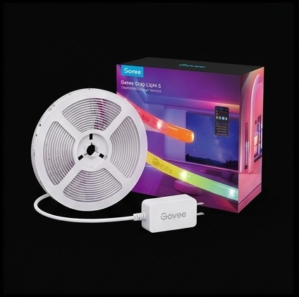 Govee H612A Taśma LED 5m RGBIC Wi-Fi Bluetooth, sterowanie głosem, 64 sceny, synchronizacja z muzyką — ujęcie 3