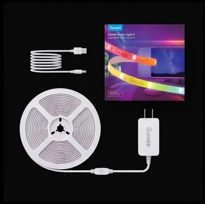 Govee H612A Taśma LED 5m RGBIC Wi-Fi Bluetooth, sterowanie głosem, 64 sceny, synchronizacja z muzyką — ujęcie 6