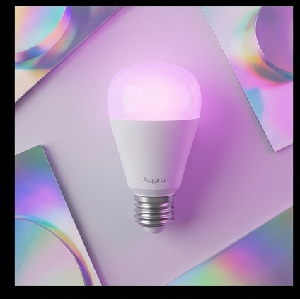 Aqara LED Bulb T2 CCT E27 LB-L02E, żarówka smart Thread, Zigbee, Matter, 950 lm, 10,5 W — ujęcie 6