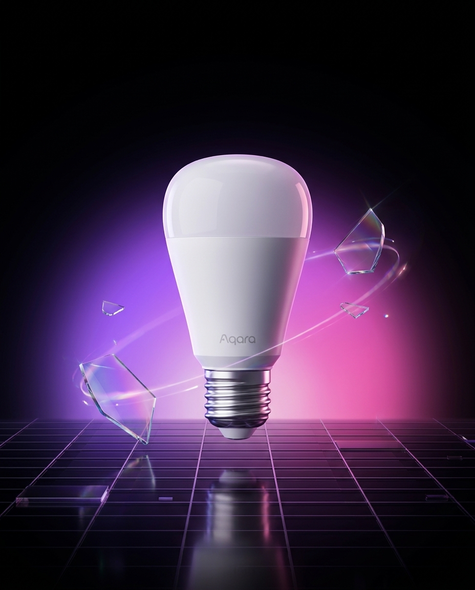Aqara LED Bulb T2 CCT E27 LB-L02E, żarówka smart Thread, Zigbee, Matter, 950 lm, 10,5 W — ujęcie 1