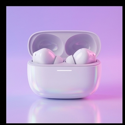 Xiaomi Redmi Buds 8 Pro Cloud White, słuchawki TWS ANC 55dB, LDAC, Dolby Audio, IP54, Bluetooth 5.4 — ujęcie 2