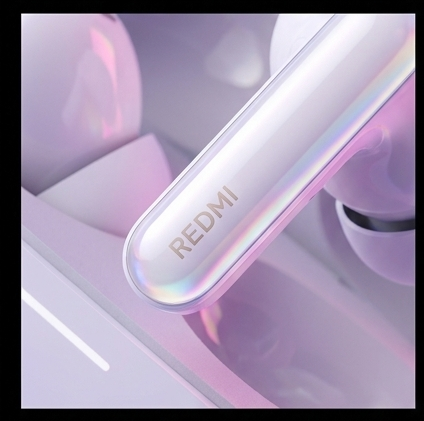 Xiaomi Redmi Buds 8 Pro Cloud White, słuchawki TWS ANC 55dB, LDAC, Dolby Audio, IP54, Bluetooth 5.4 — ujęcie 4