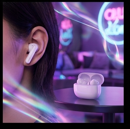 Xiaomi Redmi Buds 8 Pro Cloud White, słuchawki TWS ANC 55dB, LDAC, Dolby Audio, IP54, Bluetooth 5.4 — ujęcie 7