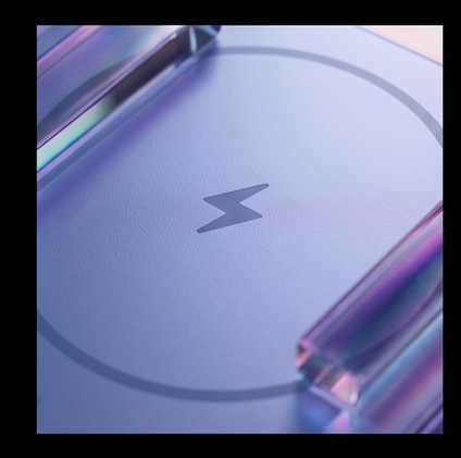 Xiaomi Super Slim Magnetic Power Bank 5000 niebieski, powerbank magnetyczny 22,5 W USB-C 5000 mAh slim — ujęcie 4