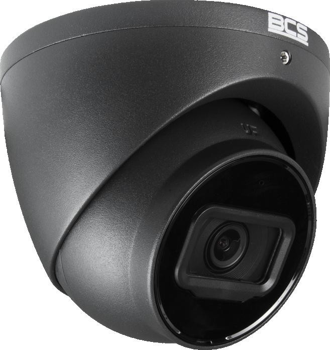BCS Line BCS-L-EIP25FSR5-Ai1-G kamera kopułkowa IP 5Mpx 2.8mm IR50m AI mikrofon grafitowa