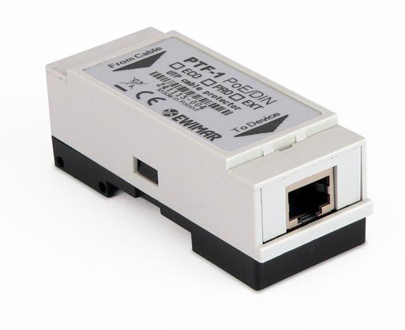 Zabezpieczenie LAN serii PRO na szynę DIN EWIMAR PTF-51-PRO/PoE/DIN Zabezpieczenie LAN serii PRO na szynę DIN EWIMAR PTF-51-PRO/PoE/DIN