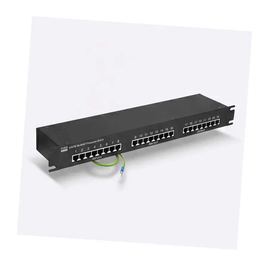 OGRANICZNIK PRZEPIĘĆ AXON-MULTINET-24 ETHERNET RACK OGRANICZNIK PRZEPIĘĆ AXON-MULTINET-24 ETHERNET RACK