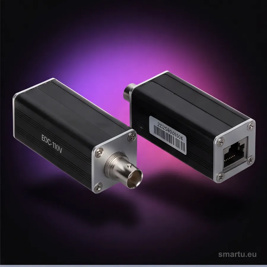 Zestaw transmisji Ethernet/Coaxial EOC-110KIT 200m (2szt.) Zestaw transmisji Ethernet/Coaxial EOC-110KIT 200m (2szt.)