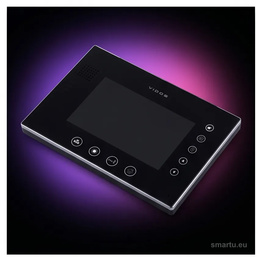 VIDOS M670B-S2 monitor wideodomofonu 7 cali czarny TFT pamiec 100 zdjec hands-free VIDOS M670B-S2 monitor wideodomofonu 7 cali czarny TFT pamiec 100 zdjec hands-free