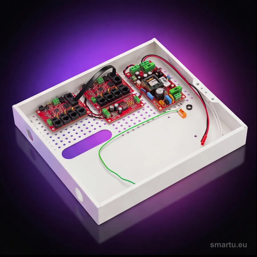 SWITCH POE 9-PORTOWY Z ZASILANIEM BUFOROWYM ATTE IPUPS-9-11-F — ujęcie 1