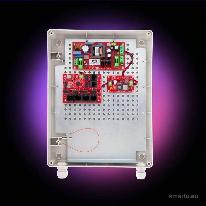 SWITCH POE 5-PORTOWY Z ZASILANIEM BUFOROWYM ATTE IPUPS-5-11-XL2 SWITCH POE 5-PORTOWY Z ZASILANIEM BUFOROWYM ATTE IPUPS-5-11-XL2