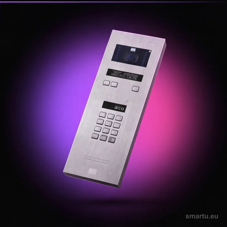 ACO INSPIRO 7S+ centrala Slave domofonowa do 1020 lokali LCD CDNVK elektroniczna lista lokatorów stal nierdzewna