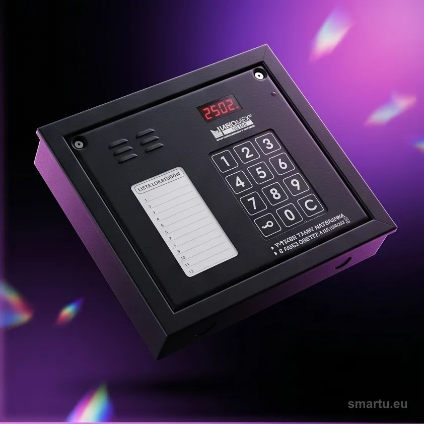 Laskomex CP-2502NP czarny panel domofonowy z mini listą lokatorów do 255 abonentów IP44 Laskomex CP-2502NP czarny panel domofonowy z mini listą lokatorów do 255 abonentów IP44