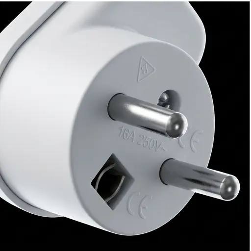 Plastrol Wtyczka WT-16 kątowa, biała, z uziemieniem, do montażu na przewodzie, 16A 250V, produkt polski - galeria 2 | smartu.eu Plastrol Wtyczka WT-16 kątowa, biała, z uziemieniem, do montażu na przewodzie, 16A 250V, produkt polski - galeria 2 | smartu.eu