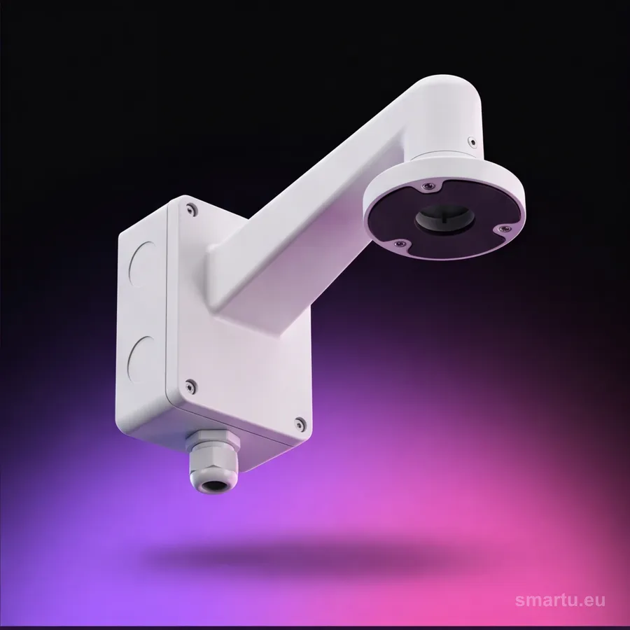 Hikvision DS-1473ZJ-155B uchwyt z puszką do kamer turret, aluminium, biały, IP zewnętrzny Hikvision DS-1473ZJ-155B uchwyt z puszką do kamer turret, aluminium, biały, IP zewnętrzny