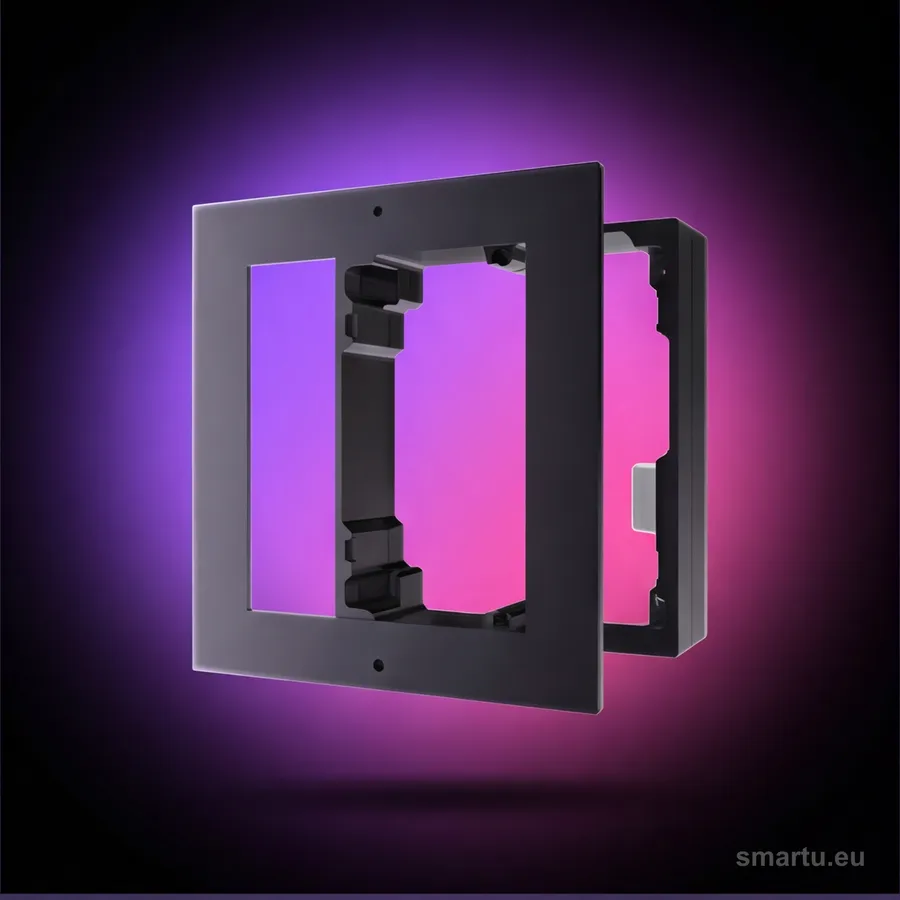 Ramka natynkowa Hikvision DS-KD-ACW1 na 1 moduł stacji bramowej KD8, aluminium Ramka natynkowa Hikvision DS-KD-ACW1 na 1 moduł stacji bramowej KD8, aluminium