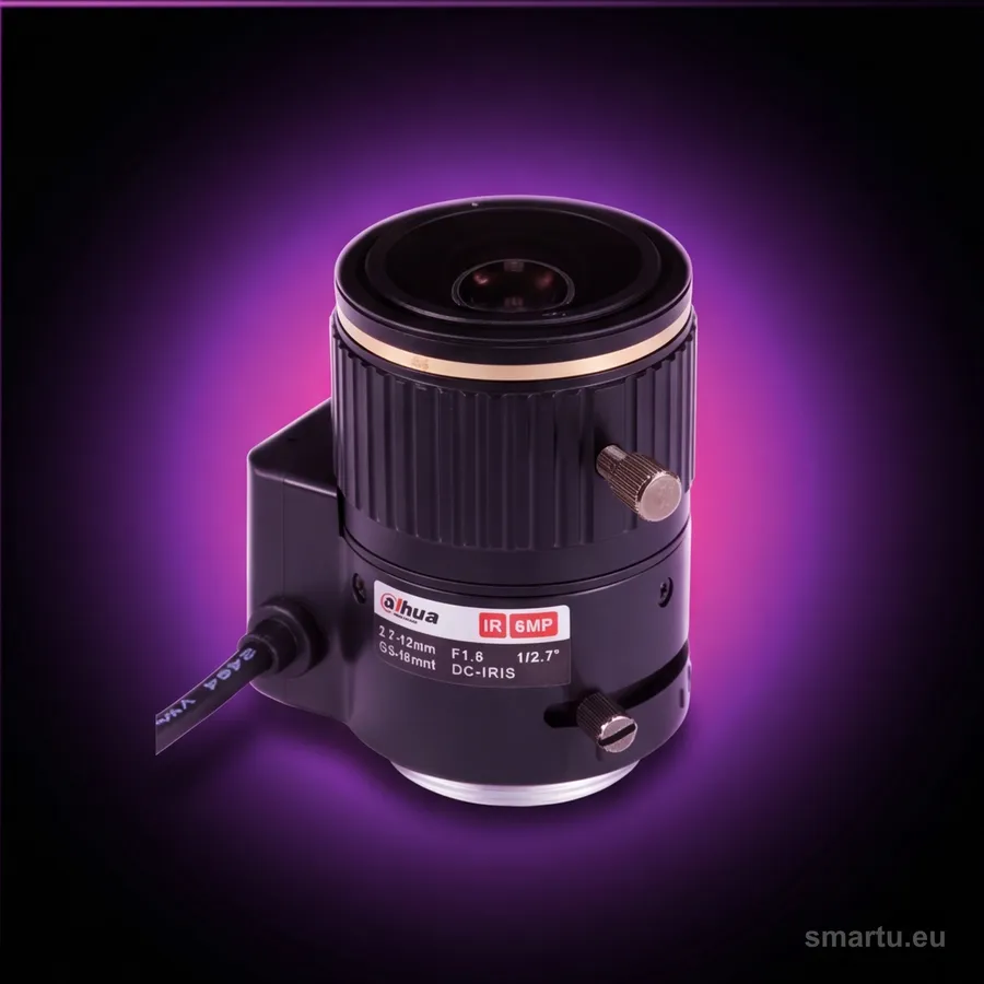 Obiektyw Dahua PFL2712-E6D 2.7-12mm 6MP F1.6 Auto-Iris DC mocowanie CS Obiektyw Dahua PFL2712-E6D 2.7-12mm 6MP F1.6 Auto-Iris DC mocowanie CS