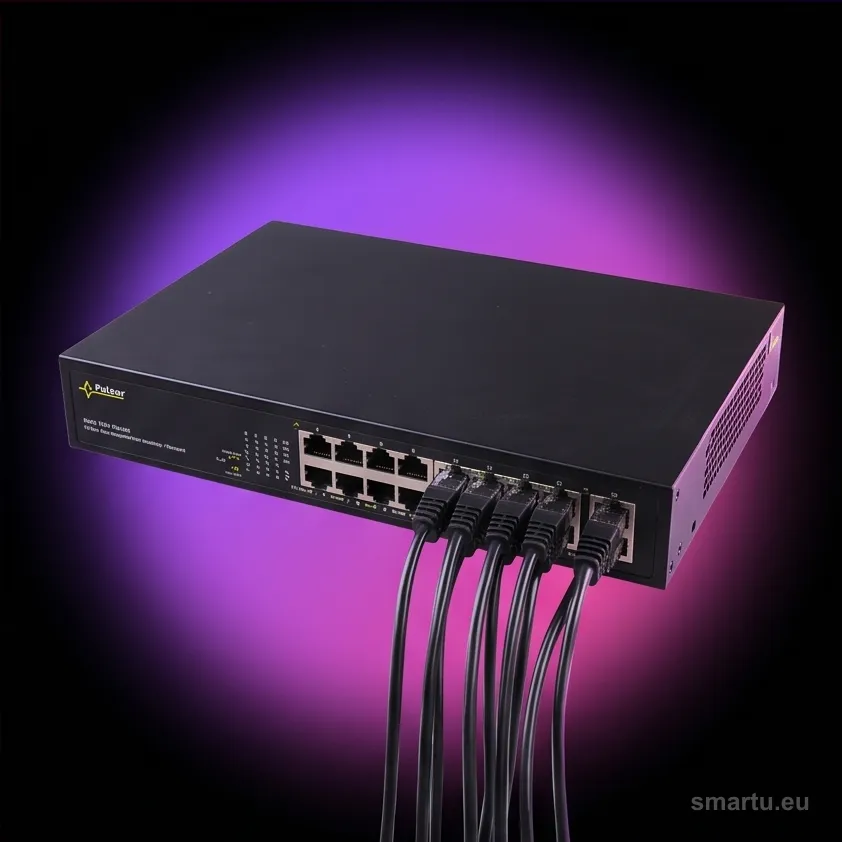 Switch PULSAR 16-portowy S116 do 16 kamer IP Switch PULSAR 16-portowy S116 do 16 kamer IP