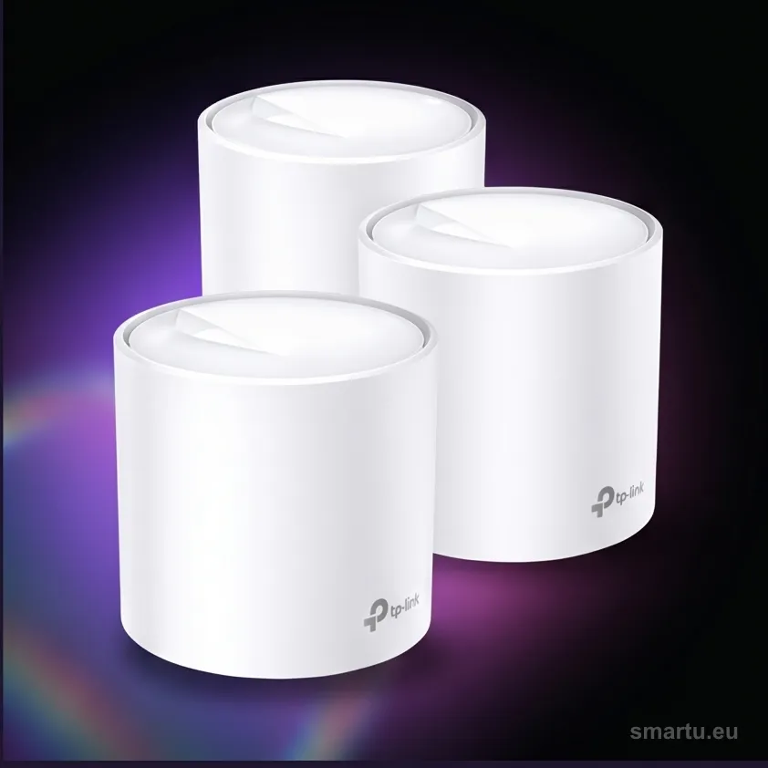 TP-Link Deco X20 3-pack mesh WiFi 6 AX1800 zasieg 539m2 150 urzadzen WPA3 HomeShield TP-Link Deco X20 3-pack mesh WiFi 6 AX1800 zasieg 539m2 150 urzadzen WPA3 HomeShield